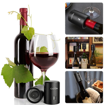 1Pc ABS Vacuum Red Wine Bottle Cap Stopper Vacuum Sealer Wine Stopper Fresh Wine Keeper Champagne Cork Stopper Kitchen Bar Tools