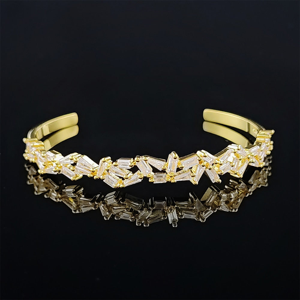 Luxury Punk Snake Butterfly Gold Silver Color Adjustable Open Bracelet Bangle for Women Wedding on Hand Love Designer S5214